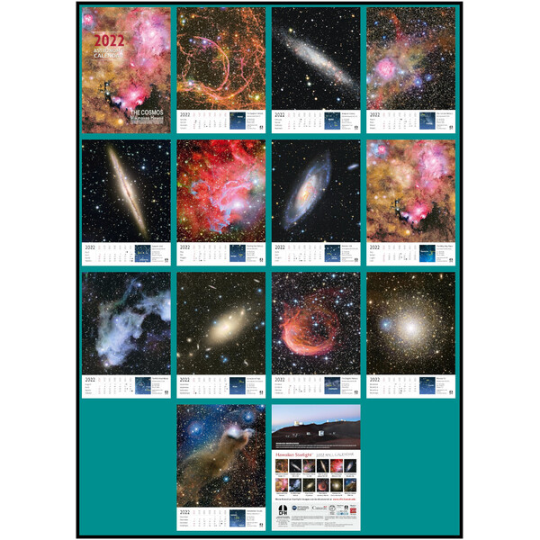 Coelum Kalender The Cosmos from Mauna Kea Hawaii 2022