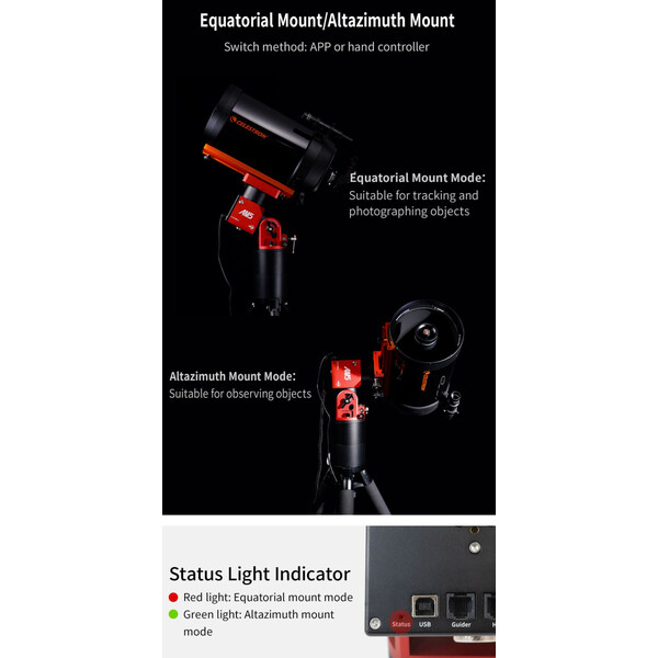 ZWO Montering AM5 harmonic drive equatorial mount + carbon tripod