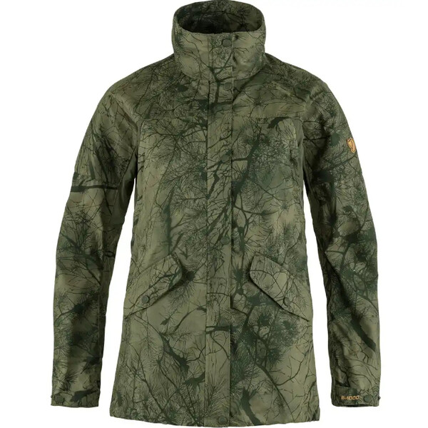 Fjällräven Forest Hybrid Jas W, 626-625 Camo-Laurel Green, L