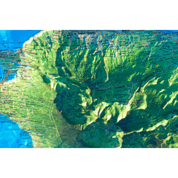 3Dmap Regionale kaart La Réunion