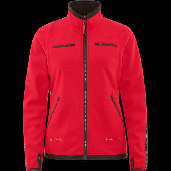 Härkila Kamko fleecejack dames, bruin/rood maat L