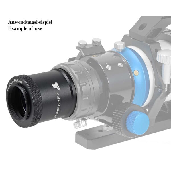 TS Optics Apochromatische refractor AP 80/480 CF-APO f/6 FPL55 Triplet OTA