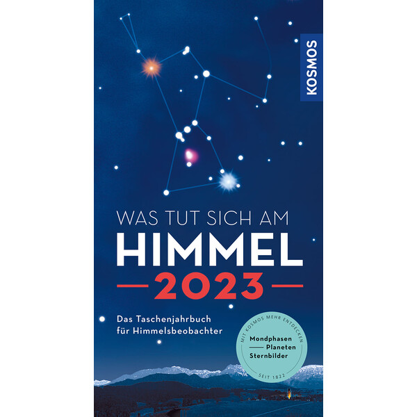 Kosmos Verlag Jaarboek Was tut sich am Himmel 2023