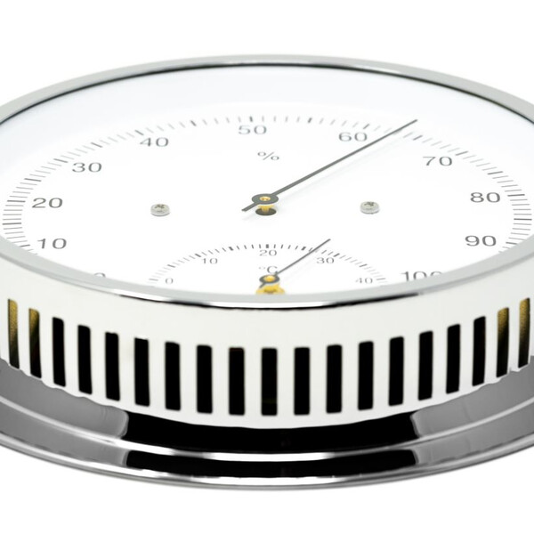 Fischer Weerstation Klimaatmeter wit