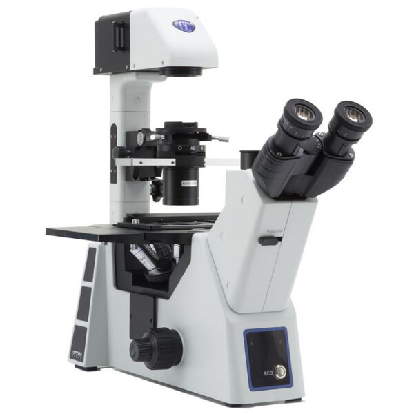 Optika Omgekeerde microscoop IM-5, trino, geïnverteerd, 10x24mm, LED 8W w.o. objectieven