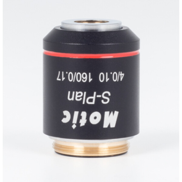Motic objectief S-Plan SP4X/0.10 (AA=17.9mm)
