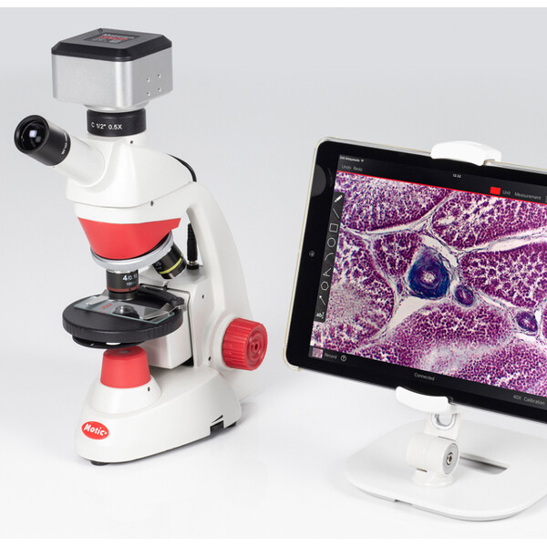 Motic Microscoop RED50X Plus, mono, Digitaal, 40x- 400x, 4MP