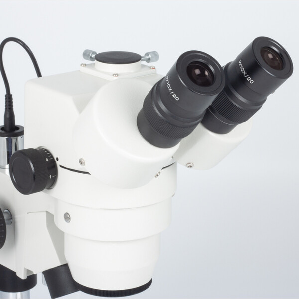 Motic Stereo zoom microscoop SMZ143-N2LED, trino, 10x/20, Al/Dl, LED 3W