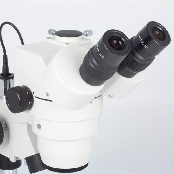 Motic Stereo zoom microscoop SMZ143-N2LED, trino, 10x/20, Al/Dl, 3W LED