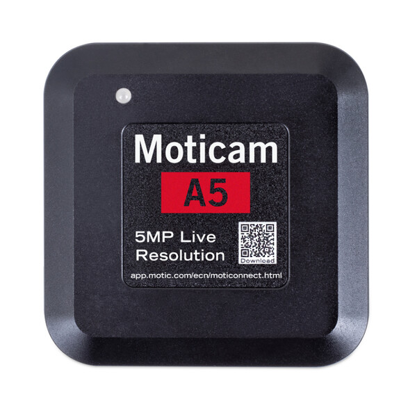 Motic Camera Kamera A5, color, sCMOS, 1/2.8", 2µm, 30fps, 5MP, USB 2.0