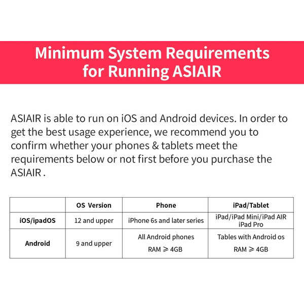 ZWO ASIAIR MINI astrofotografie-computer