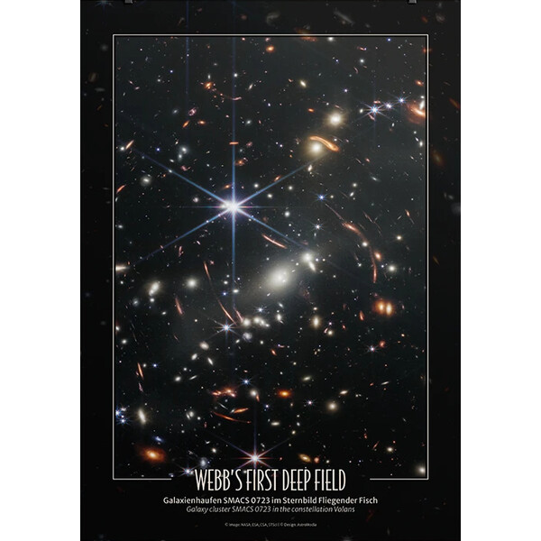 AstroMedia Poster Webb's eerste diepe veld