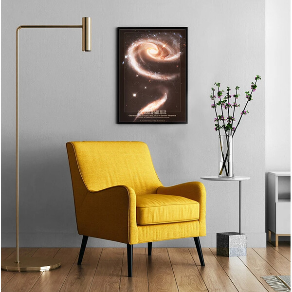 AstroMedia Poster Rozenstelsel Arp 273