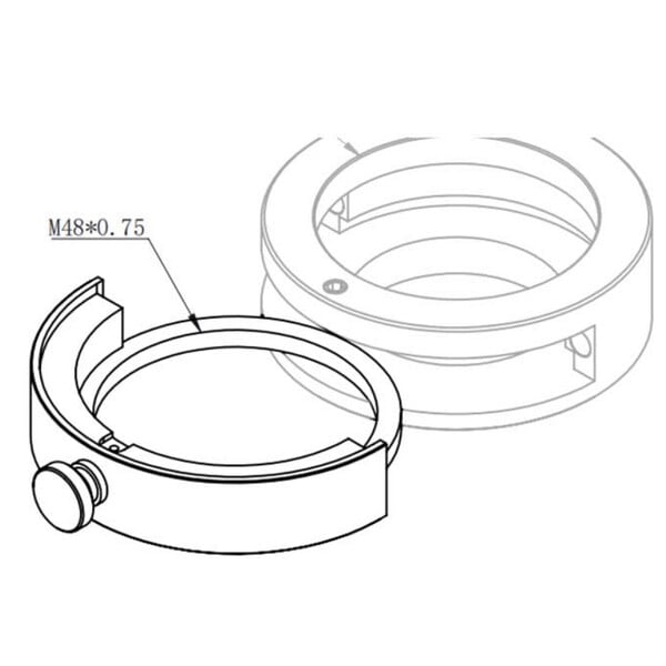 ZWO Filterhouder voor filterlade 2"