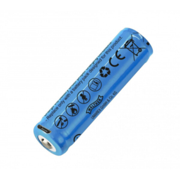 Walther 2600 mAh Li-Ion batterij met Micro-USB oplaadaansluiting