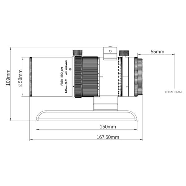 Askar apochromatische refractor AP 40/180 FMA180PRO OTA
