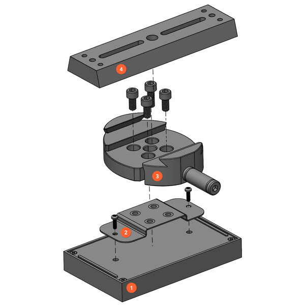 Ikarus Technologies Losmandy & Vixen Klem voor StellarMate X & Pro