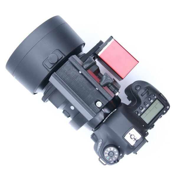 Astroprints EAF motorbevestigingsset met klem, rail en Accessoireschoen voor Sigma Art 105mm objectief