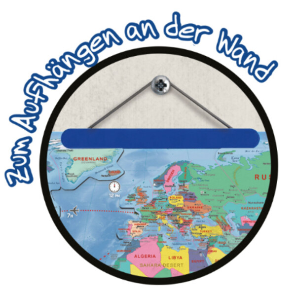 Buki Kinderkaart Magnetische Weltkarte (70x38cm)