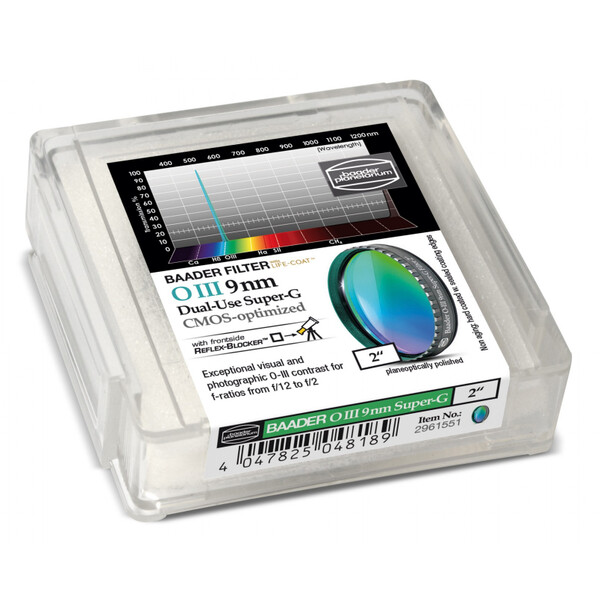 Baader Filters OIII Super-G 2".