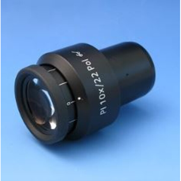 ZEISS Oculair PL 10x/22 Br. foc. POL, dradenkruisplaat