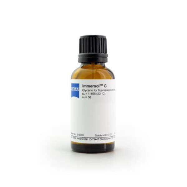 ZEISS Immersiemiddel Immersol G, olieverdamper 20 ml