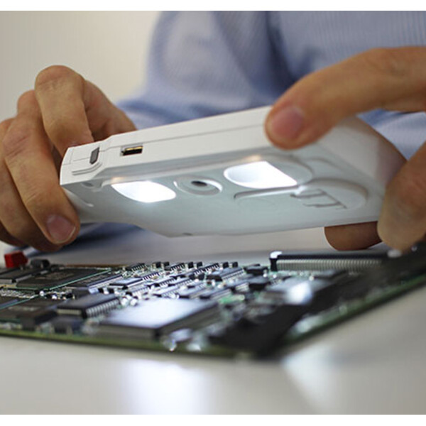 Vision Engineering Vergrootglazen CAMß digitale handloep, 4x-20x, LED, oplaadbare batterij