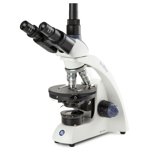 Euromex Microscoop BioBlue, BB.4243-P-HLED,trino, Pol, DIN, 40x-600x, 10x/18, LED, 1W