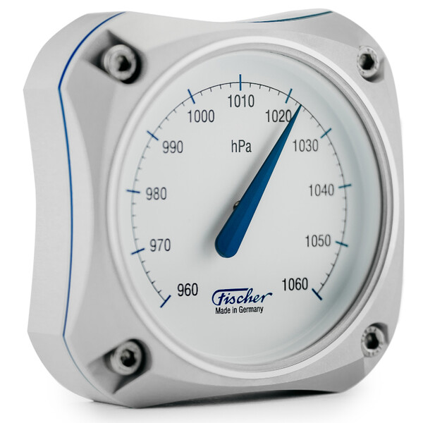 Fischer Weerstation Cockpit Barometer Editie Zilver