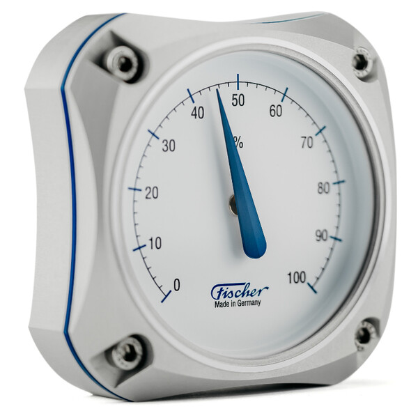 Fischer Weerstation Cockpit Hygrometer Editie Zilver