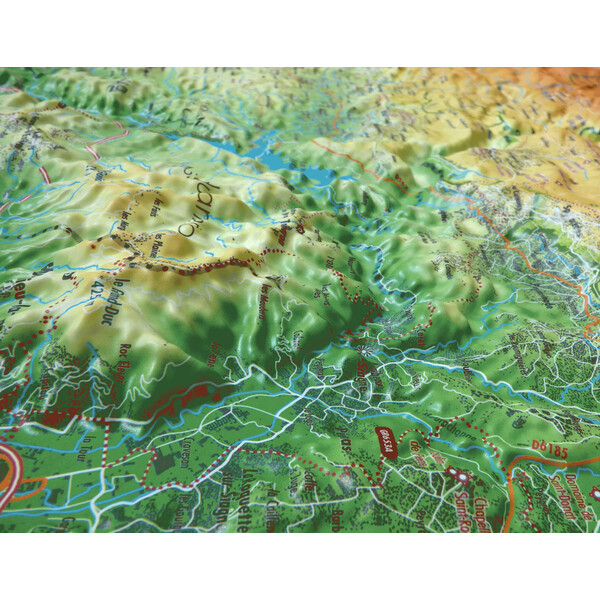 3Dmap Regionale kaart Massif de l'Estérel et du Pays de Fayence