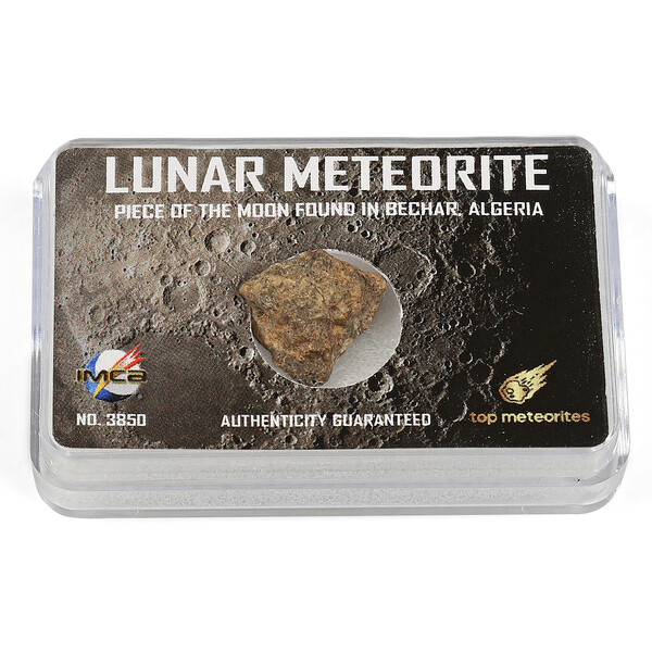 Top Meteorites Echte maan meteoriet Bechar Algerije 1.25-1.75g