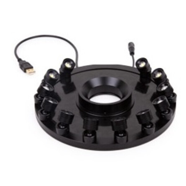 Euromex Ringlampen MZ.4735, 12x LED 1W, hoek instelbaar