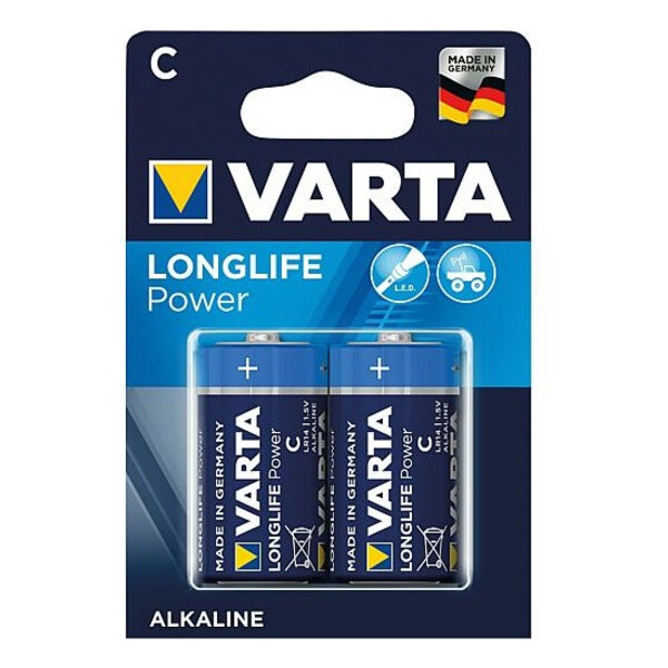 Varta Longlife Power Batterijen C "Baby