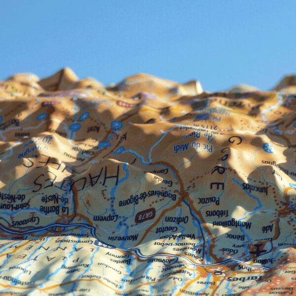 3Dmap Regionale kaart Occitanie - Sud Ouest