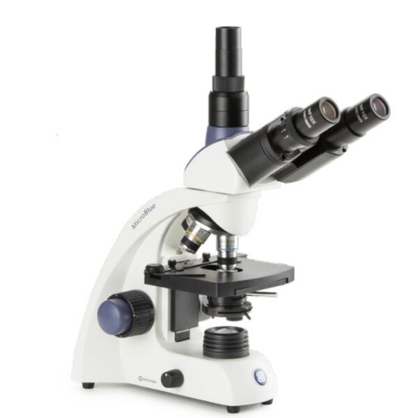 Euromex Microscoop MB.1153, trino, DIN 160, achro, 40x-1000x, 10x/18, Dl, Akku, LED, 1W