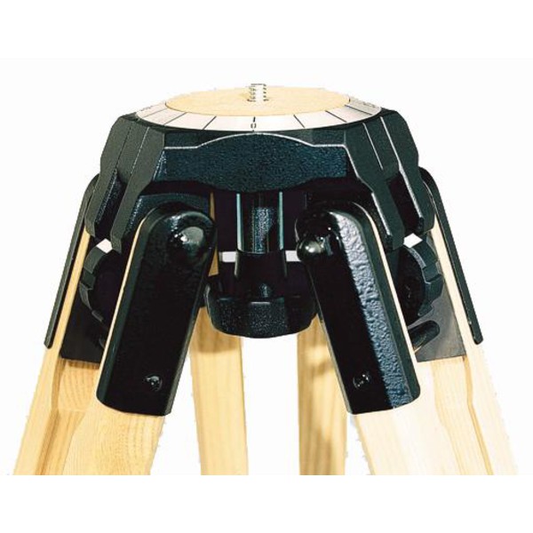 Berlebach Report model 2012 houten driebeenstatief, met accessoirebak