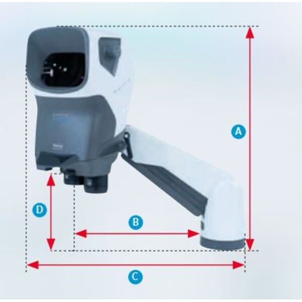 Vision Engineering Stereo microscoop MANTIS ERGO met "Verso universele standaard" (zonder lenzen) SMR200