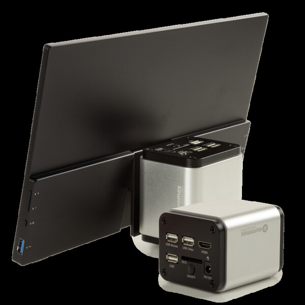 Euromex Camera VC.3043 HDS, UHD, 8,3 MP, 1/1,8 inch, 4K kleurensensor, 13 inch touchscreen, 30fps HDMI, 20fps USB