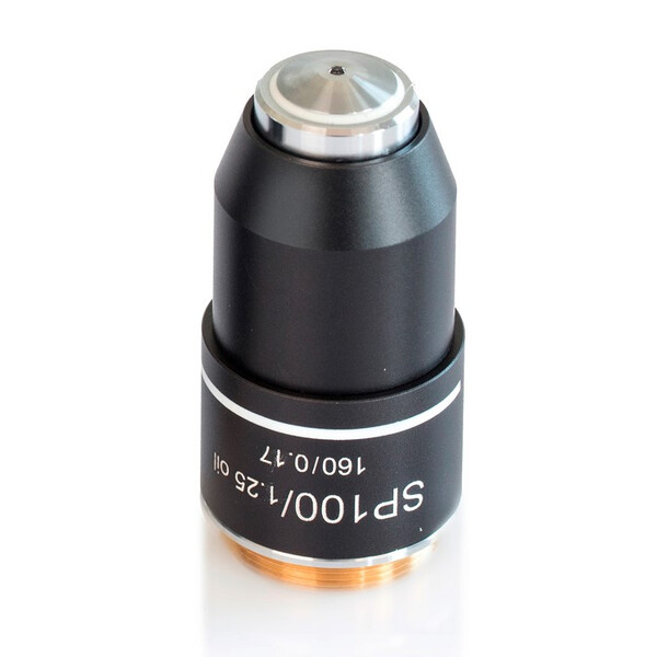 Kern Objectief, OBB-A1565, e-plan, achro, 100x/1.25, olie, w.d. 0.07mm, veerbelast, schimmelwerend
