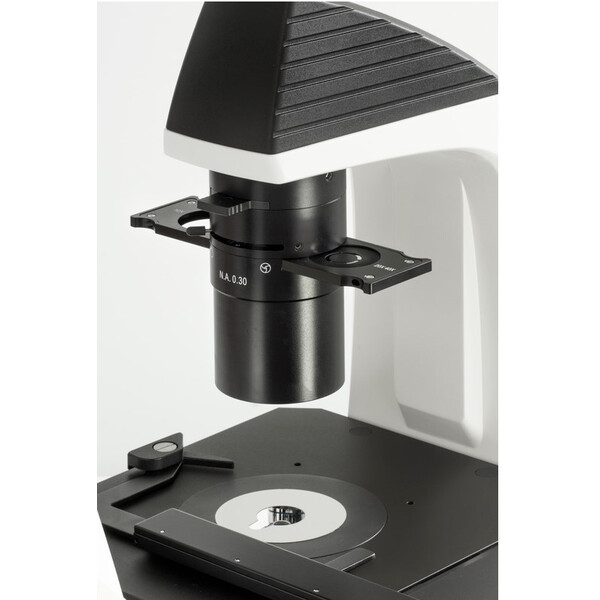 Kern Omgekeerde microscoop OCM 166, FL, PH, trino, invers, N.A.0,3 Condensor vast, 10x-40x, 30W LED, Al, 100W HBO, Dl.