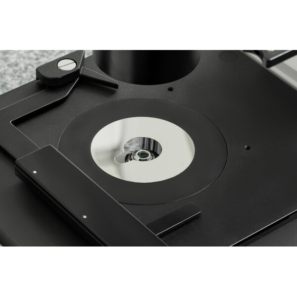 Kern Omgekeerde microscoop OCM 166, FL, PH, trino, invers, N.A.0,3 Condensor vast, 10x-40x, 30W LED, Al, 100W HBO, Dl.