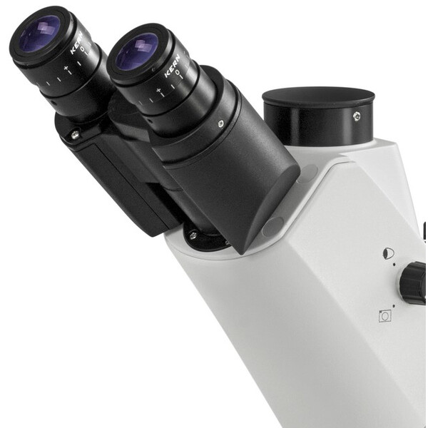 Kern Omgekeerde microscoop OCM 168, FL, PH, trino, vaste N.A. 0,3 Condensor, 10x-40x, 5W LED, Al/Dl