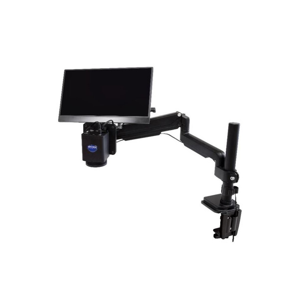Optika Microscoop IS-4K3, zoomopt. 1x-18x, autofocus, 8 MP, 4K Ultra HD, pantograafstatief, 15,6