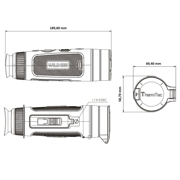 ThermTec Warmtebeeldcamera Wild 335