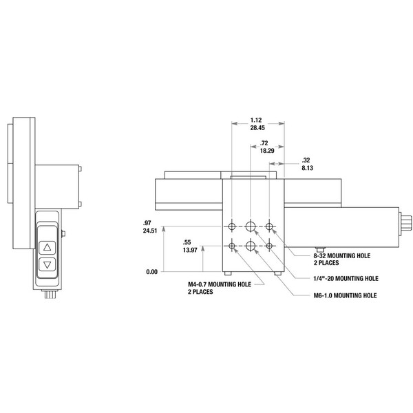 Andover Gemotoriseerd filterwiel 12x12,5mm