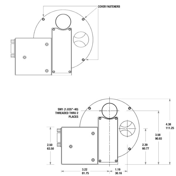 Andover Gemotoriseerd filterwiel 12x12,5mm