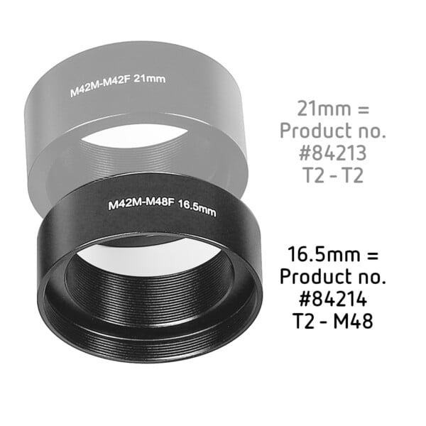Omegon Adapters T2-M48 16,5 mm