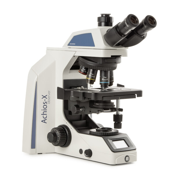 Euromex Microscoop Achios-X observator, AX.1152-PLi, trino, EWF 10x/22 mm, plan PLi 4/10/S40/S100x olie IOS, 3 W NeoLED™.