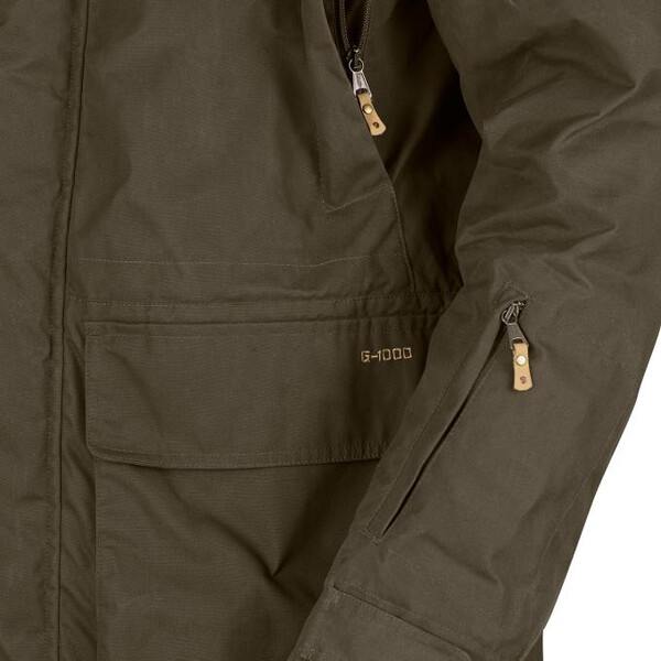 Fjällräven Brenner Pro gewatteerd jack M, 662 Deep Forest, maat M